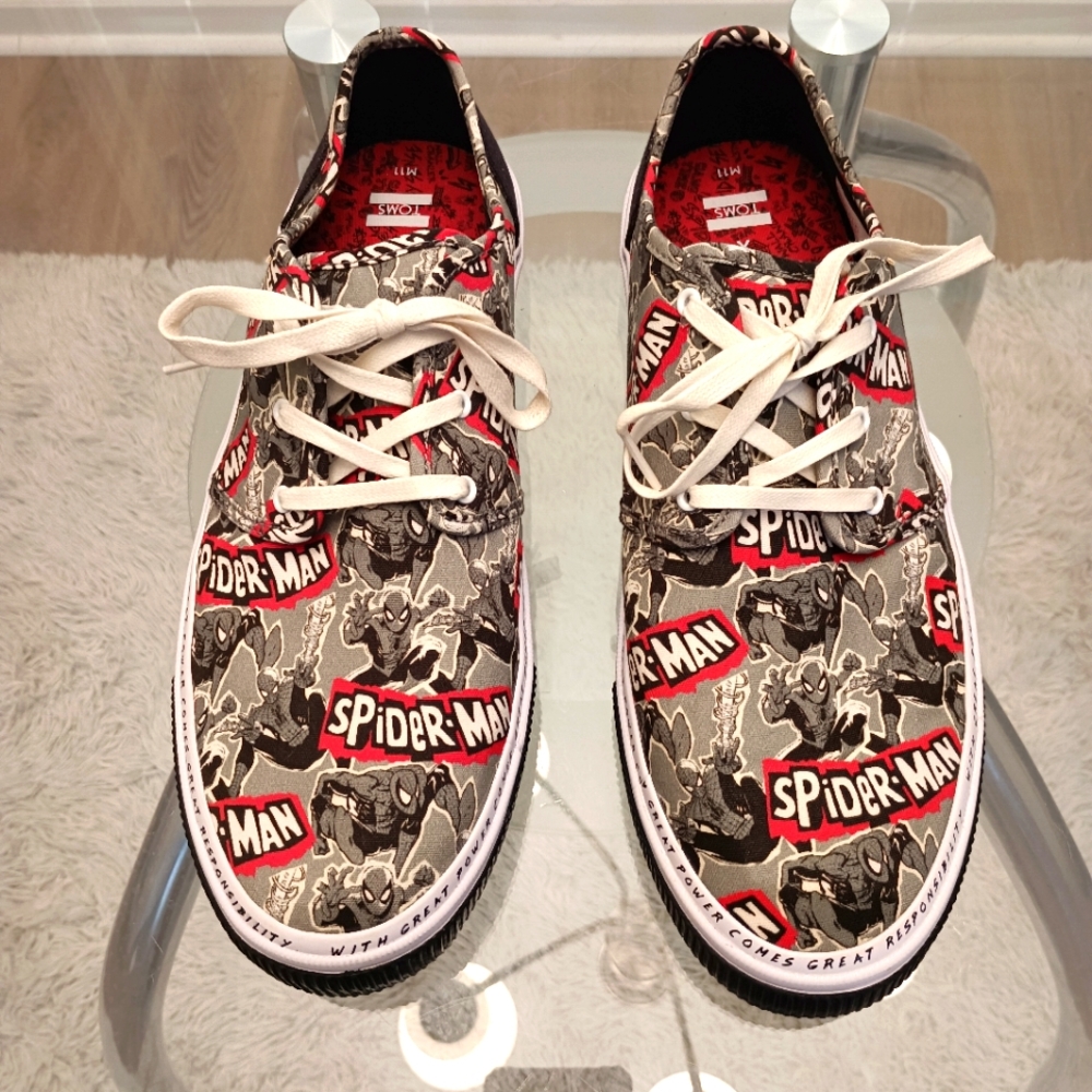 Marvel Spiderman Tom's sneakers